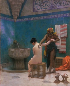 Jean Léon Gérôme œuvres - Le bain Jean Leon Gerome The Bath